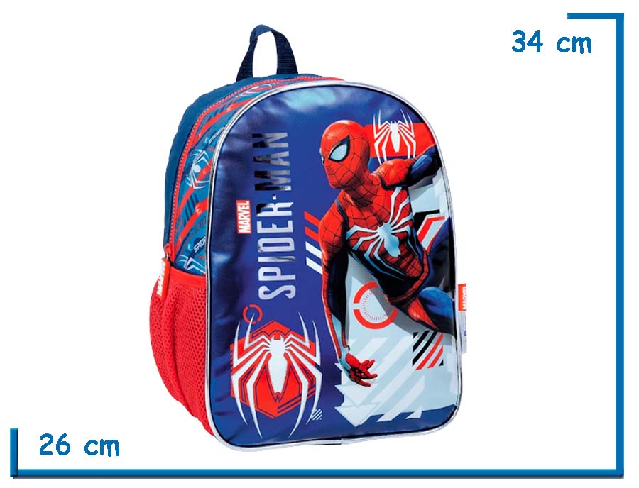 MOCHILA ESPALDA 13” SPIDER-MAN AZUL ADVANCED SUIT
