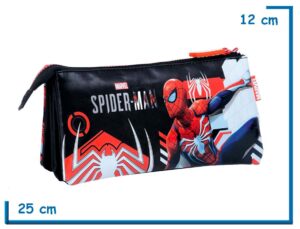 PORTALAPIZ TRIANGULAR SIMPLE SPIDER-MAN NEGRO ADVANCED SUIT