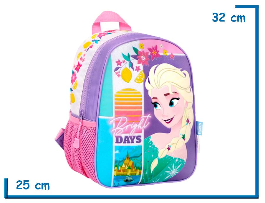 MOCHILA ESPALDA 12” FROZEN LILA BRIGHT DAYS