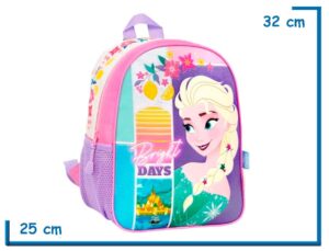 MOCHILA ESPALDA 12'' FROZEN ROSA BRIGHT DAYS