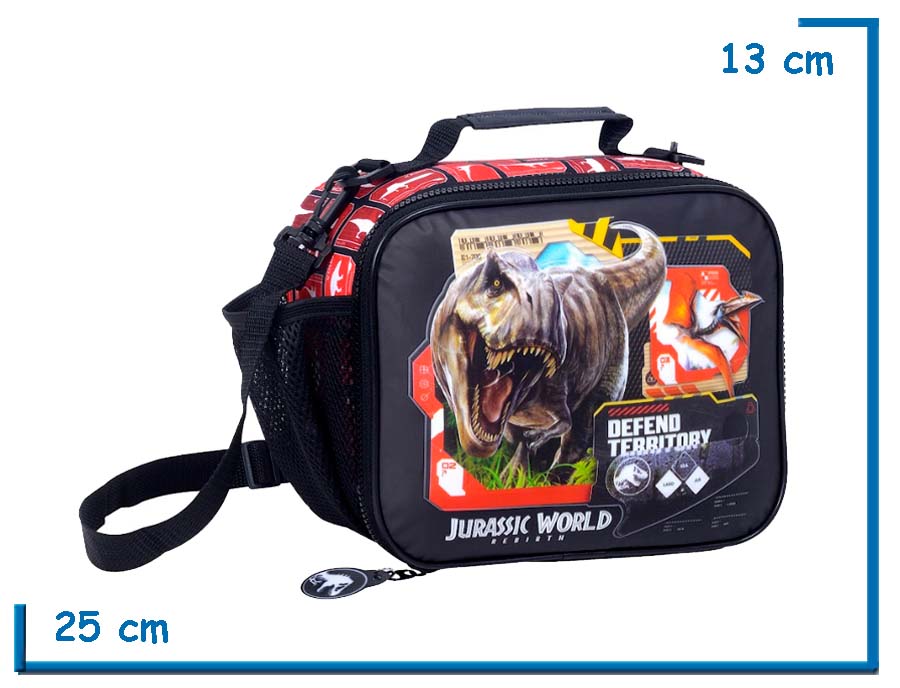 LUNCHERA JURASSIC WORLD ROJA DEFEND TERRITORY