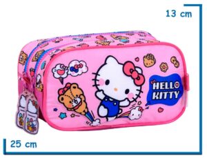 PORTALAPIZ DOBLE HELLO KITTY FUCSIA TINY CHUM MY FAVORITE DAYS
