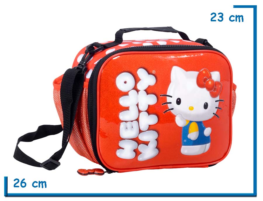 LUNCHERA HELLO KITTY ROJA HELLO KITTY RELIEVE