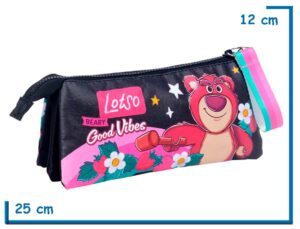 PORTALAPIZ TRIANGULAR SIMPLE LOTSO BEARY GOOD VIBES FRUTILLAS