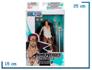 BANDAI SHANKS ONE PIECE ANIME HEROES 17CM