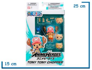 BANDAI TONY TONY CHOPPER ONE PIECE ANIME HEROES 17CM
