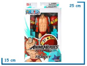 BANDAI FRANKY ONE PIECE ANIME HEROES 17CM