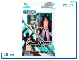 BANDAI DRACULE MIHAWK ONE PIECE ANIME HEROES 17CM