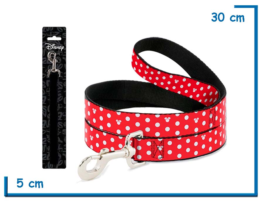 CERDA MINNIE MOUSE LUNARES CORREA PARA PERRO 120CM