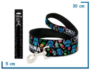 CERDA STITCH OHANA MEANS FAMILY CORREA PARA PERRO 120CM