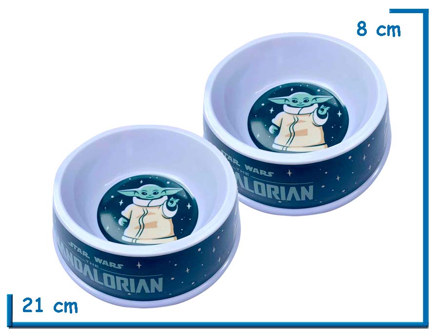 CERDA STAR WARS THE MANDALORIAN COMEDERO BEBEDERO X2