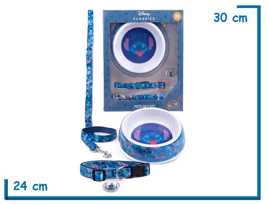 CERDA STITCH PETS GIFT SET TALLE M