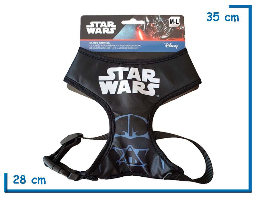 CERDA STAR WARS DARTH VADER ARNES CONFORT PARA PERRO TALLE M-L