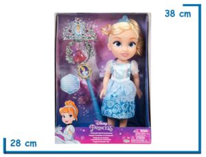 JAKKS DISNEY PRINCESS CINDERELLA DOLL & ACCESORIES