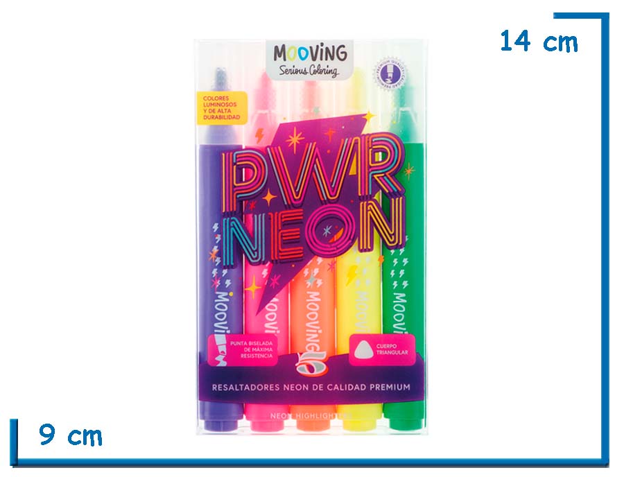 MOOVING PWR NEON RESALTADORES NEON X5