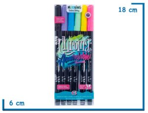 MOOVING CHROMA ACUARELABLE MARCADORES DOBLE PUNTA ACUARELABLES X6