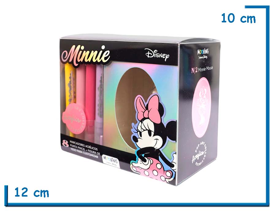 MOOVING MINNIE FIGURA DE YESO CON 8 MARCADORES