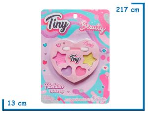 TINY BEAUTY MAQUILLAJE SOMBRAS CORAZON EN BLISTER
