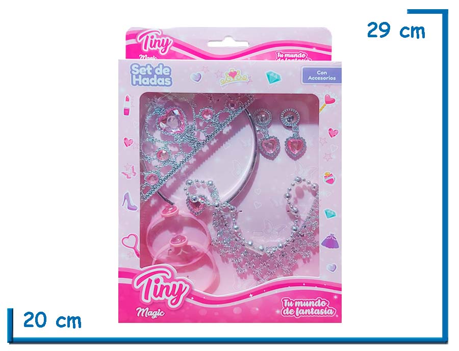 TINY MAGIC SET DE HADAS VINCHA AROS COLLAR Y PULSERA