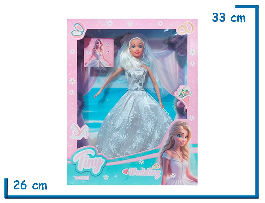 TINY FANTASY WEDDING MUÑECA VESTIDO DE NOVIA