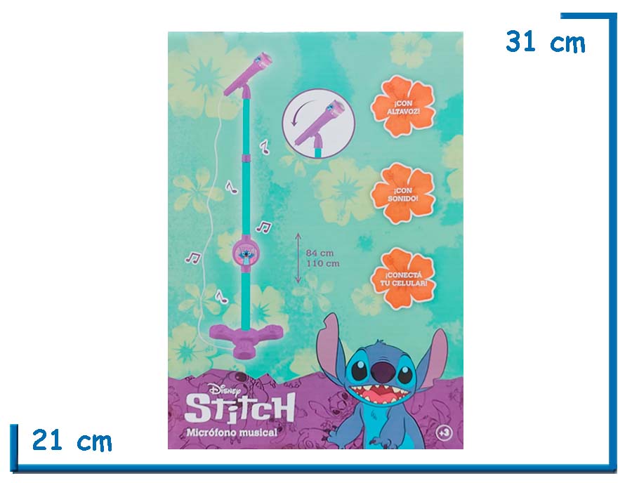 STITCH MICROFONO MUSICAL DE PIE