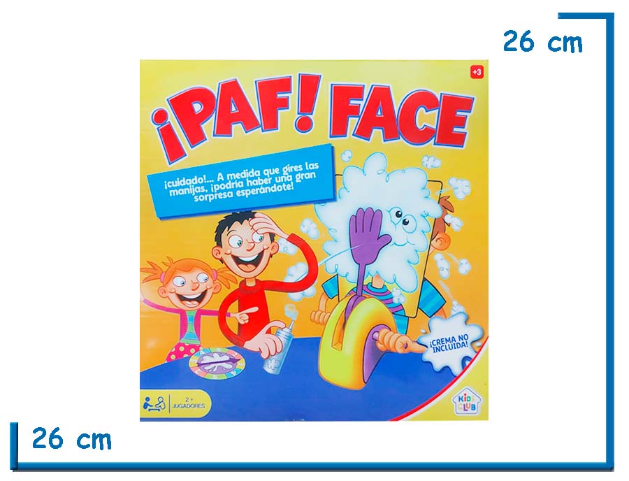 KIDS CLUB ¡PAF! FACE JUEGO DE MESA