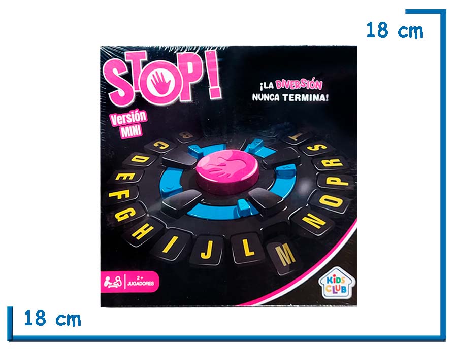 KIDS CLUB STOP PORTATIL TABLERO NEGRO JUEGO DE MESA
