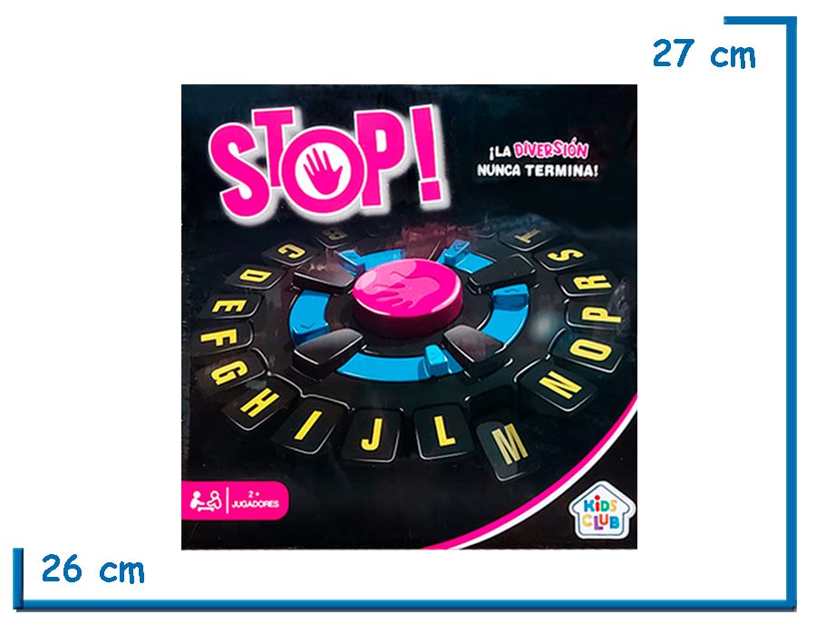KIDS CLUB STOP TABLERO NEGRO JUEGO DE MESA
