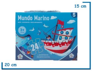 KIDS CLUB MUNDO MARINO PUZZLE 24PZS