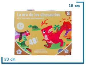 KIDS CLUB LA ERA DE LOS DINOSAURIOS PUZZLE 48PZS