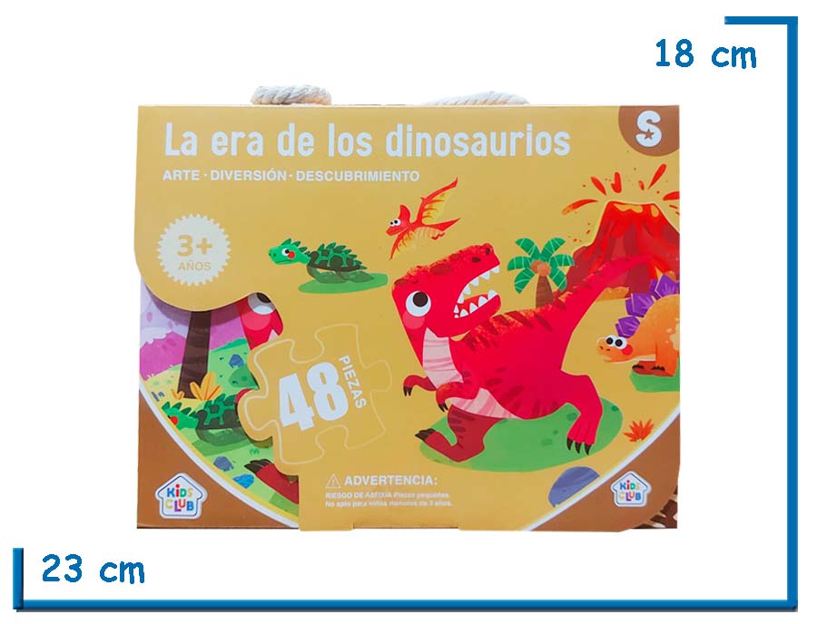 KIDS CLUB LA ERA DE LOS DINOSAURIOS PUZZLE 48PZS