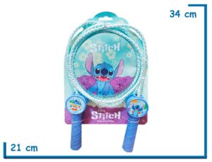 STITCH SOGA DE SALTAR AZUL EN BLISTER