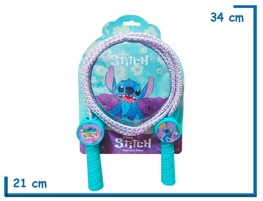 STITCH SOGA DE SALTAR CELESTE EN BLISTER