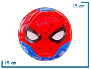 PELOTA DE CUERO N§2 SPIDER-MAN AZUL Y ROJA