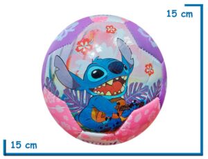 PELOTA DE CUERO N§2 STITCH GUITARRA ROSA BLANCA Y VIOLETA