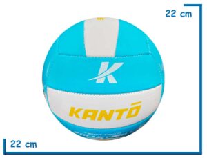 PELOTA DE VOLLEYBALL N§5 KANTO CELESTE Y BLANCA