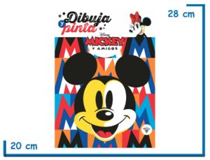 L.DIBUJA Y PINTA MICKEY Y AMIGOS