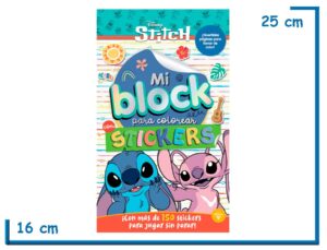 MI BLOCK PARA COLOREAR CON STICKERS STITCH