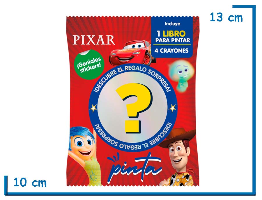 PINTA PIXAR CON REGALO SORPRESA