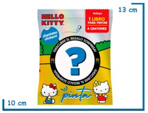 PINTA HELLO KITTY CON REGALO SORPRESA