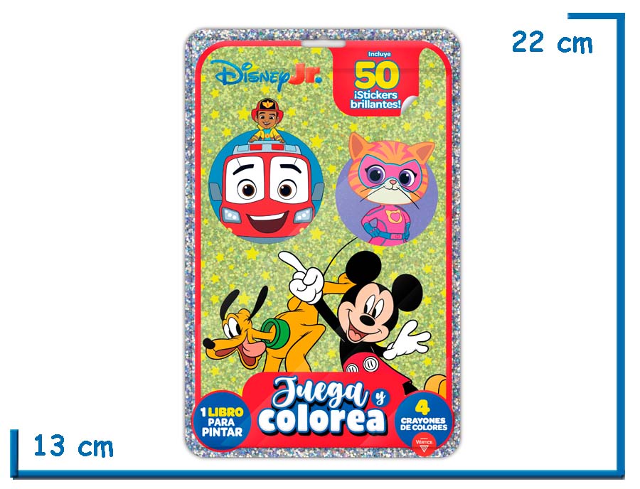 JUEGA Y COLOREA DISNEY JR