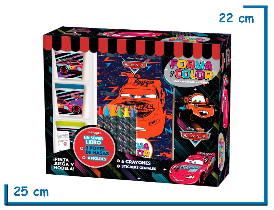 FORMA & COLOR PARA MODELAR Y PINTAR CARS