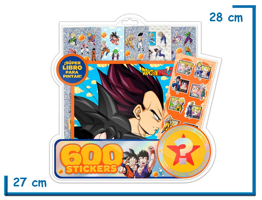 600 STICKERS DRAGON BALL Z