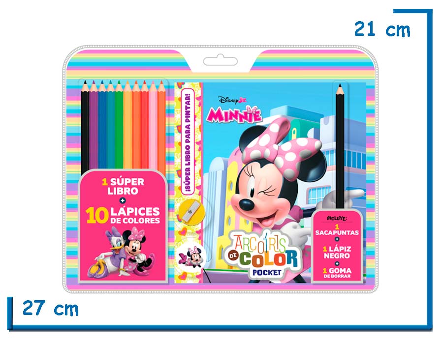 ARCOIRIS DE COLORES POCKET DISNEY JR MINNIE