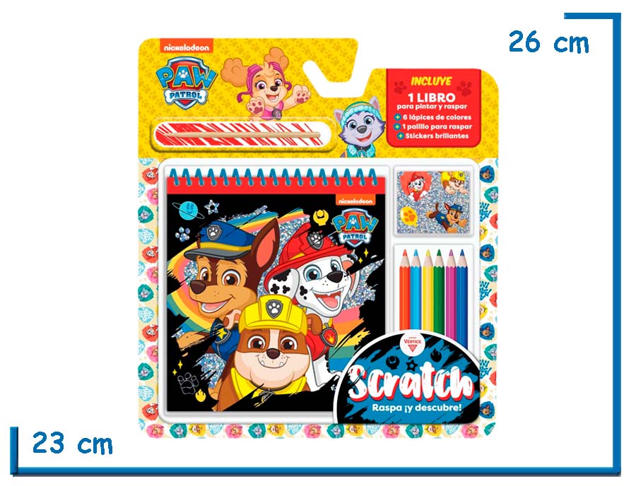 SCRATCH RASPA Y DESCUBRE PAW PATROL