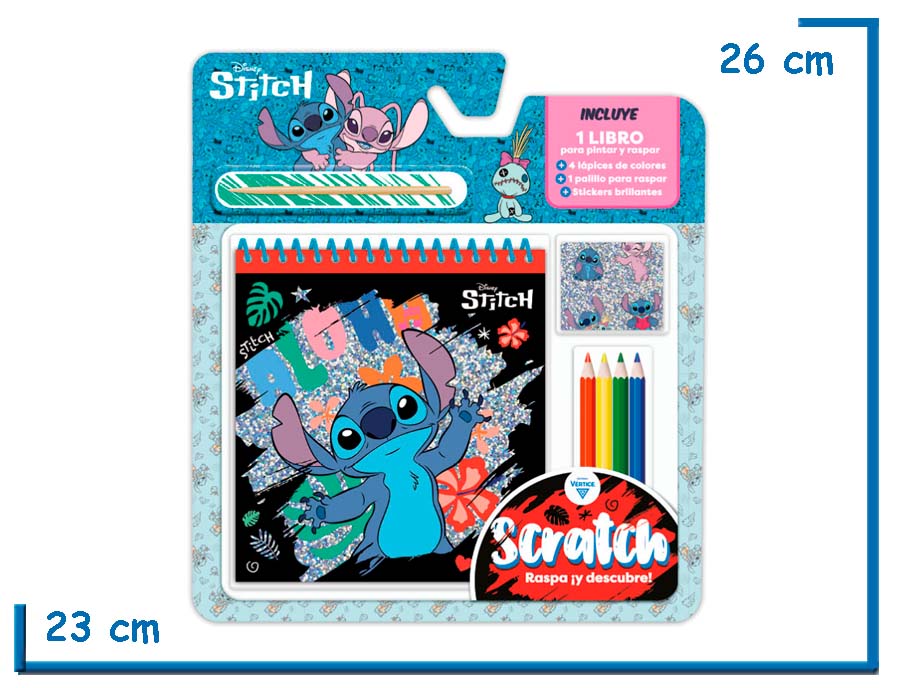 SCRATCH RASPA Y DESCUBRE STITCH