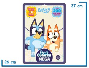 SUPER COLOREA MEGA BLUEY