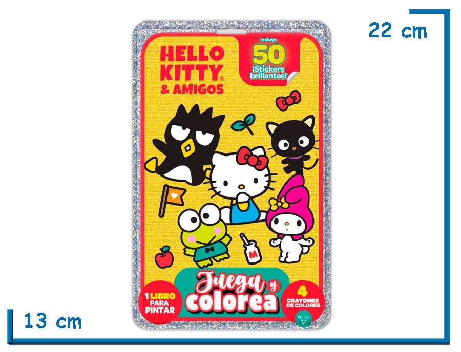 JUEGA Y COLOREA HELLO KITTY & AMIGOS
