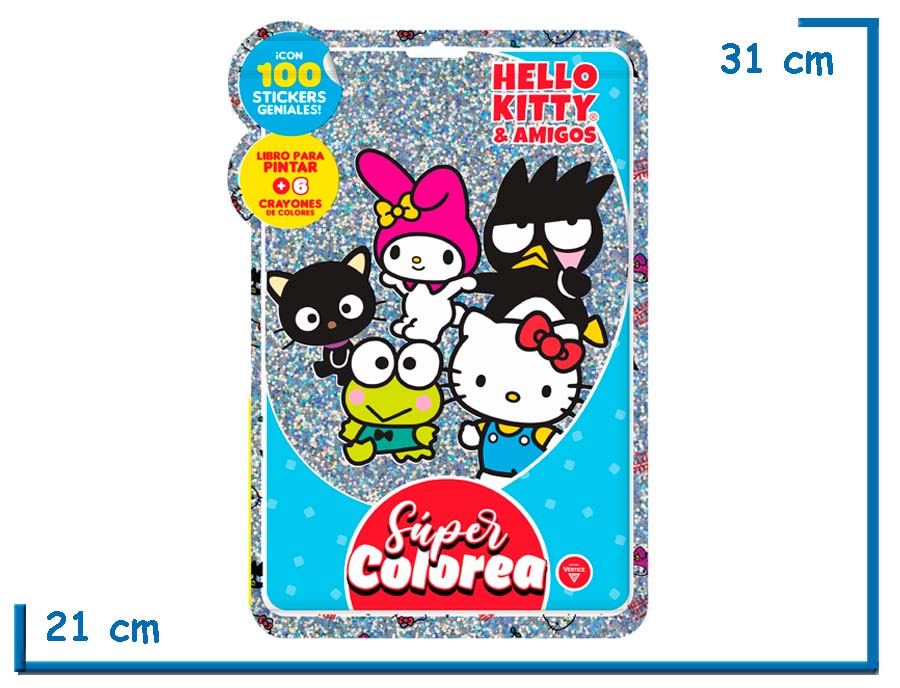 SUPER COLOREA HELLO KITTY & AMIGOS
