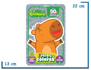 JUEGA Y COLOREA CAPIBARA
